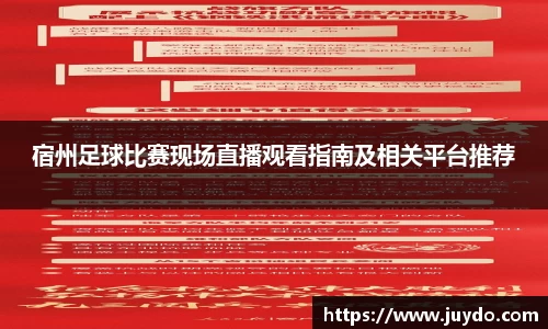 宿州足球比赛现场直播观看指南及相关平台推荐